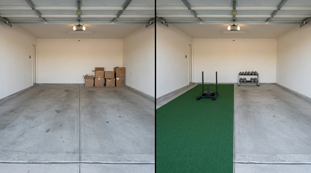 Result artificial grass installation in El Paso - El Paso Turf Installation